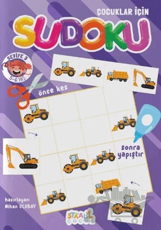 Çocuklar İçin Sudoku - Seviye 3 – Kolektif – Staau Çocuk kitap kapağı