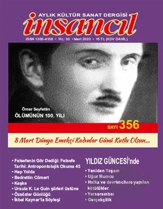 İnsancıl Aylık Kültür Sanat Dergisi Sayı: 356 Mart 2020 – İnsancıl Dergisi Yayınları kitap kapağı