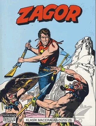 Zagor Klasik Maceralar Dizisi: 29 – Guido Nolitta – Lal Kitap kitap kapağı