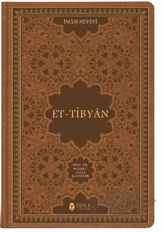 Et-Tibyan – İmam Nevevi – Tahlil Yayınları kitap kapağı