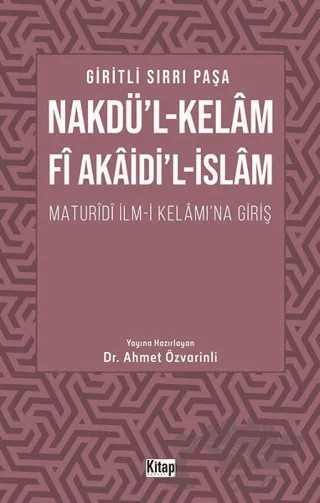 Nakdü'l-Kelam Fi Akaidi'l-İslam – Giritli Sırrı Paşa – Kitap Dünyası Yayınları kitap kapağı