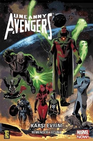 UNcanny Avengers - Karşı Evrim – Rick Remender – Gerekli Şeyler Yayıncılık kitap kapağı