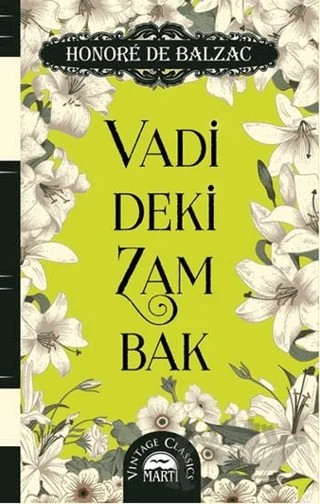 Vadideki Zambak – Honore de Balzac – Martı Yayınları kitap kapağı