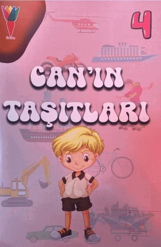 Can'ın Taşıtları 4 – Kolektif – Kırmızı Havuç Yayınları kitap kapağı