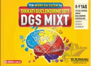 Dikkati Güçlendirme Seti Mixt 8-9 Yaş – Osman Abalı – Adeda Yayınları kitap kapağı