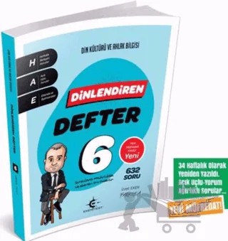6. Sınıf Dinlendiren Defter – İzzet Eker – Eker Test Yayınları kitap kapağı