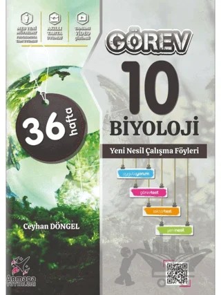 10. Sınıf Biyoloji Görev Çalışma Föyleri – Ceyhan Döngel – Armada Yayınları kitap kapağı