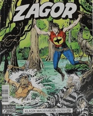 Zagor Klasik Maceralar Cilt: 119 – Moreno Burattini – Lal Kitap kitap kapağı