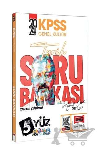 2024 KPSS Genel Kültür 5Yüz Tarih Soru Bankası – Mehmet Celal Özyıldız – Yargı Yayınevi kitap kapağı