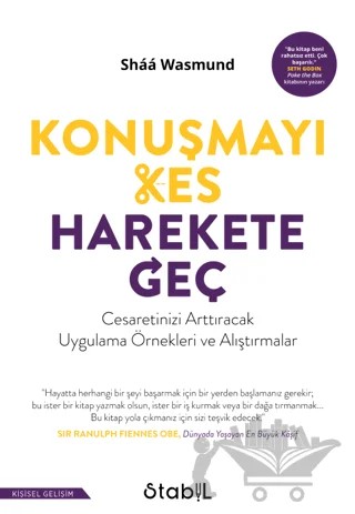 Konuşmayı Kes, Harekete Geç – Shaa Wasmund – Stabil Kitap kitap kapağı