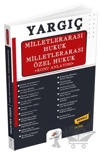 YARGIÇ Adli İdari Hakimlik Milletlerarası Hukuk ve Özel Hukuk Konu Anlatımı – Can Çelik – Dizgi Kitap kitap kapağı
