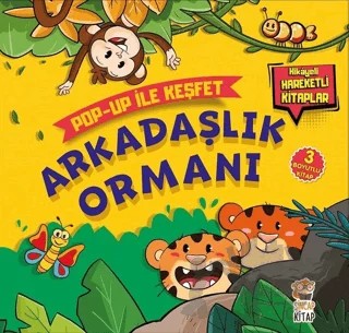 Arkadaşlık Ormanı - Pop-Up İle Keşfet – Sacide Kafalı – Sincap Kitap kitap kapağı