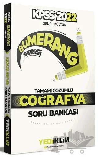 2022 KPSS Genel Kültür Bumerang Coğrafya Tamamı Çözümlü Soru Bankası – Kolektif – Yediiklim Yayınları kitap kapağı