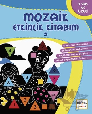 Mozaik Etkinlik Kitabım - 5 – Kolektif – Nar Çocuk kitap kapağı