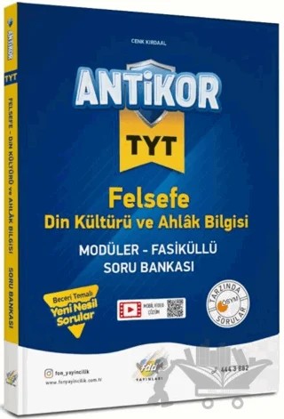 TYT Felsefe-Din Kült. ve Ahlak Bilg. Soru Bankası – Cenk Kırdaal, Ahmet Sezgin – Antikor Yayınları kitap kapağı