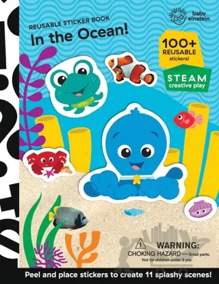 Baby Einstein: Sticker Book- In the Ocean! – Kolektif – Pi Kids kitap kapağı