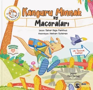 Kanguru Minnak ve Maceraları 2 – Yüksek Zıplama Yarışması – Sahar Naja Mahfouz – Bal Porsuğu Yayınları kitap kapağı