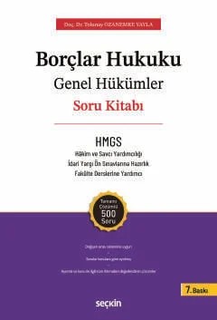 THEMIS – Borçlar Hukuku Genel Hükümler – Soru Kitabı – Tolunay Ozanemre Yayla – Seçkin Yayıncılık kitap kapağı