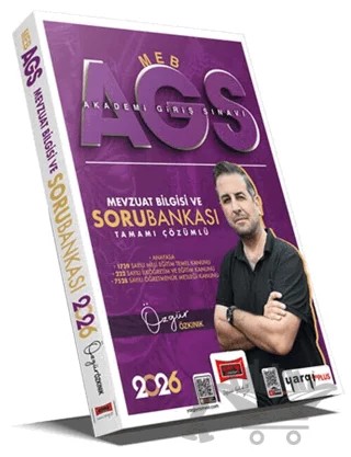 2026 MEB-AGS Mevzuat Bilgisi ve Soru Bankası – Özgür Özkınık – Yargı Yayınevi kitap kapağı