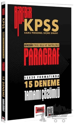 2026 Birebir KPSS Paragraf Tamamı Çözümlü 15 Deneme Sınavı – Kolektif – Yargı Yayınevi kitap kapağı