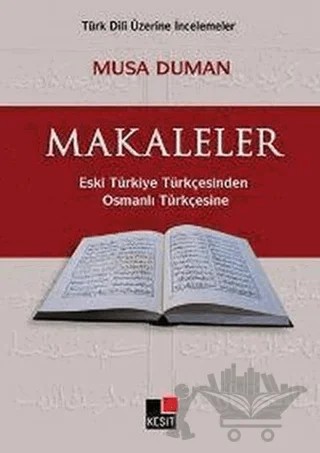 Makaleler – Musa Duman – Kesit Yayınları kitap kapağı