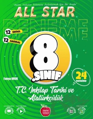 8. Sınıf LGS All Star TC İnkılap Tarihi Ve Atatürkçülük Deneme – Kolektif – Newton Yayınları kitap kapağı