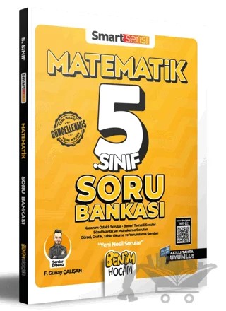 5. Sınıf Matematik Soru Bankası Smart Serisi – Serdar Sanar – Benim Hocam Yayınları kitap kapağı