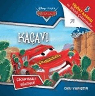 Disney Arabalar Çıkartmalı Eğlence Tişört Baskılı - Oku Yapıştır – Kolektif – Doğan Egmont Yayıncılık kitap kapağı