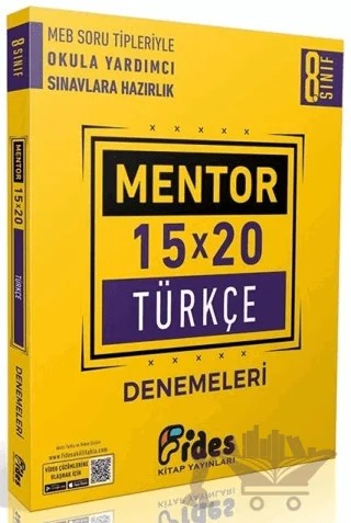 8. Sınıf Türkçe Mentor 15x20 Deneme Fides Yayınları – Kolektif – Fides Yayıncılık kitap kapağı
