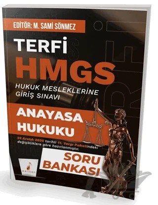 Terfi HMGS Anayasa Hukuku Soru Bankası – M. Sami Sönmez – Pelikan Tıp Teknik Yayıncılık kitap kapağı