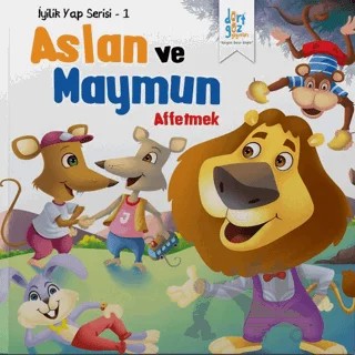 Aslan ve Maymun - Affetmek – Future Co – Dörtgöz Yayınları kitap kapağı