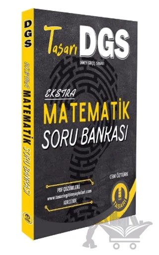 2024 DGS Ekstra Matematik Çözümlü Soru Bankası – Cem Öztürk – Tasarı Eğitim Yayınları kitap kapağı