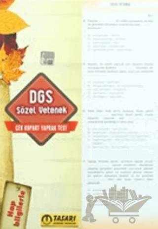 DGS Çek Kopart Yaprak Test - Sözel Yetenek – Kolektif – Tasarı Eğitim Yayınları kitap kapağı