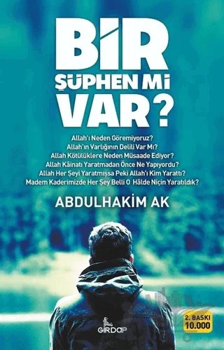 Bir Şüphen mi Var? – Abdulhakim Ak – Girdap Kitap kitap kapağı