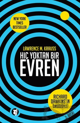 Hiç Yoktan Bir Evren – Lawrence M. Krauss – Aylak Kitap kitap kapağı