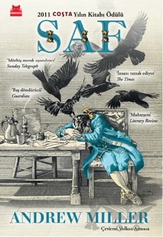 Saf – Andrew Miller – Kırmızı Kedi Yayınevi kitap kapağı