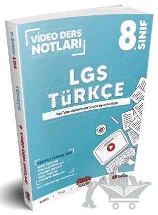 LGS 8. Sınıf Türkçe Video Ders Notları – Haluk Seyit – Benim Hocam Yayınları kitap kapağı