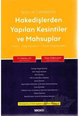 Hakedişlerden Yapılan Kesintiler ve Mahsuplar – Mustafa Gökhan Ata, Ersan Durulgan – Seçkin Yayıncılık kitap kapağı