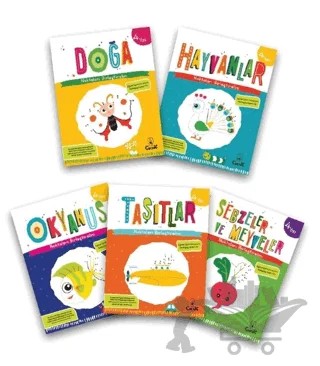 4 Yaş Noktaları Birleştirelim Serisi (5 Kitap Takım) – Kolektif – Floki Çocuk kitap kapağı