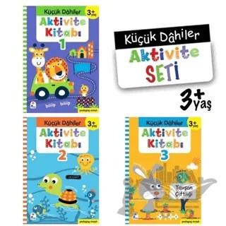 Küçük Dahiler Aktivite Seti 3+ Yaş (3 Kitap Takım) – Ayça G. Derin, Gülizar Ç. Çetinkaya – İndigo Çocuk kitap kapağı