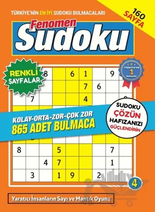 Fenomen Sudoku 4 – Kolektif – Maxi Yayıncılık kitap kapağı