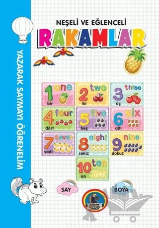 Neşeli ve Eğlenceli Rakamlar – Kolektif – Karatay Çocuk kitap kapağı
