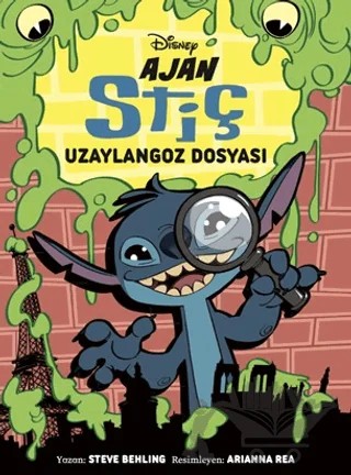 Disney Ajan Stiç - Uzaylangoz Dosyası – Steve Behling – Beta Kids kitap kapağı