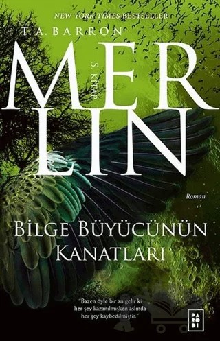 Bilge Büyücünün Kanatları - Merlin – T. A. Barron – Parodi Yayınları kitap kapağı