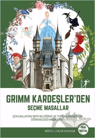 Grimm Kardeşler'den Seçme Masallar – Grimm Kardeşler – Artemis Yayınları kitap kapağı