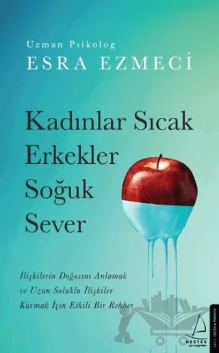 Kadınlar Sıcak Erkekler Soğuk Sever – Esra Ezmeci – Destek Yayınları kitap kapağı