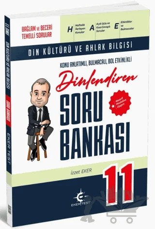 11. Sınıf Dinlendiren Soru Bankası Maarif Modeli – İzzet Eker – Eker Test Yayınları kitap kapağı