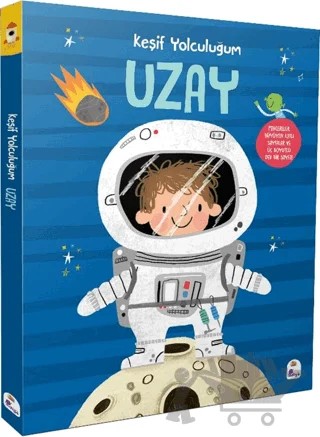 Keşif Yolculuğum - Uzay – Anja De Lombaert – İndigo Çocuk kitap kapağı
