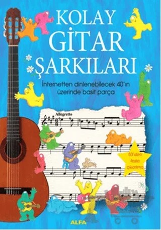 Kolay Gitar Şarkıları – Anthony Marks – Alfa Yayınları kitap kapağı