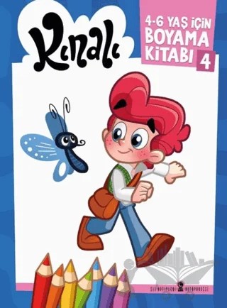 Kınalı 4 - 6 Yaş İçin Boyama Kitabı - 4 – Alp Türkbiner – Sır Katipleri kitap kapağı
